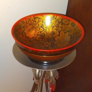 Ukraine, Handmade wooden bawl, Vintage